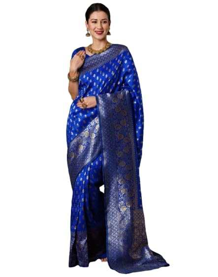 Vasthrlay Banarasi Unstitched Saree