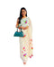Vasthrlay Off White Multicolor Breathable Traditional