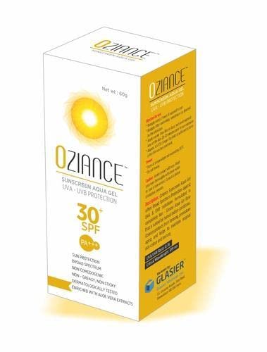 Oziance Sunscreen Aqua Gel SPF 30 PA+++ (60gm)