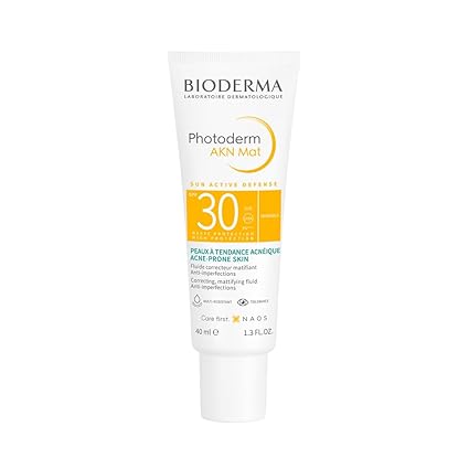 Bioderma Photoderm AKN Mat SPF 30 Matifying Aanti-Blemish Sunscreen