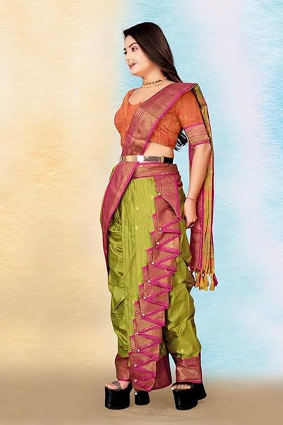 Vasthrlay Paithani Maharashtrian Beutiful Contrast