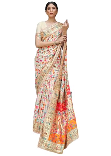 Vasthrlay Kanjivaram Unstitched Saree