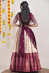 Vasthrlay South India Half And Half Saree For Womens