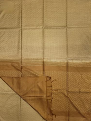 Vasthrlay Brown Bhagalpuri Saree