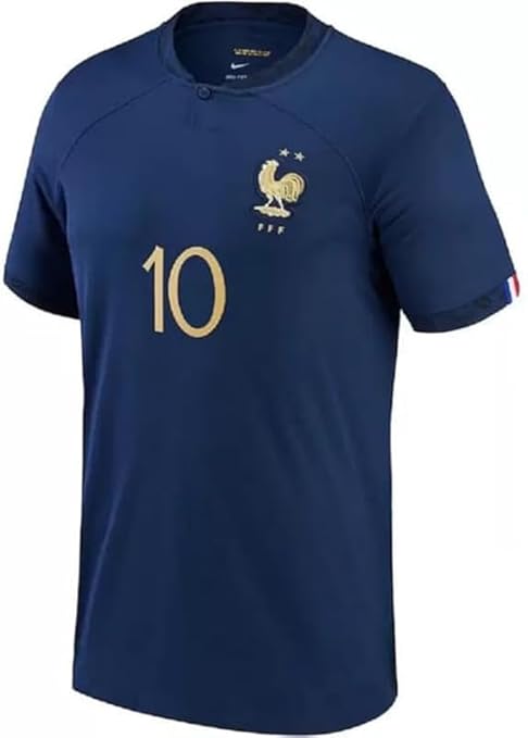 RJM Sports Home Football Team Blue Jersey