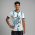 Messigoat Argentina 2022 Champion Art Sky White Football Jersey With Custom Name & Number| Argentina Soccer Fan Jersey For Kids and Adult