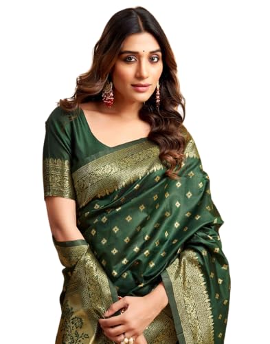 Vasthrlay Banarasi Kanjivaram Kanchipuram Pari 160 Saree With Blouse Piece