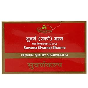 Dhootapapeshwar Svarna Bhasma Standard Quality Suvarnakalpa Powder