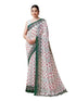 Vasthrlay Red Unstitched Saree