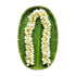 Artificial Jasmine Flower Hair Accessory White and Green Reusable Bridal Women Hair Decoration