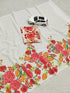 Vasthrlay Women's Cotton Kalamkari Wedding Saree With Blouse Piece