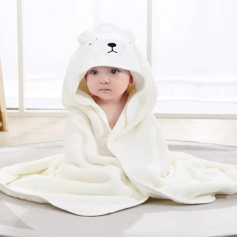 MumsLap Hooded Baby Towel Premium Soft Baby Bath Towel