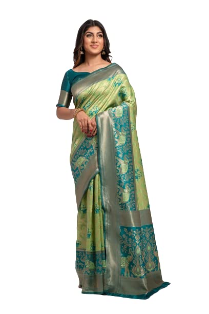 Vasthrlay Banarasi Wedding Unstitched Saree