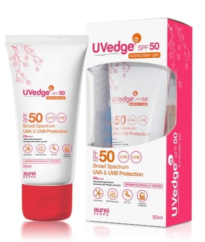 Uvedge Sunscreen Gel SPF 50 Broad Spectrum