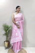 Vasthrlay Banarasi Unstitched Saree