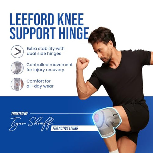 Ortho Hinged Knee Braces Support for Men and Women | Joint Stability Belt | Knee Pain Relief Patella Stabilizer