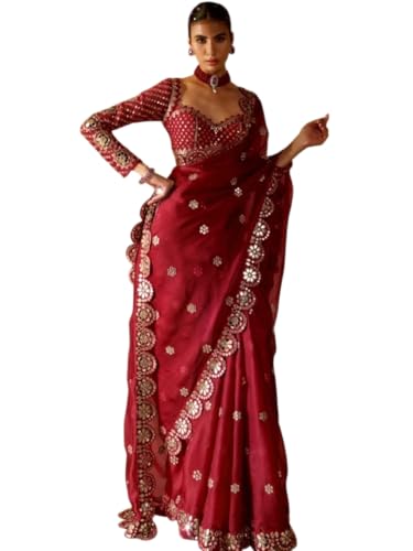 Vasthrlay Georgette Embroidery Saree