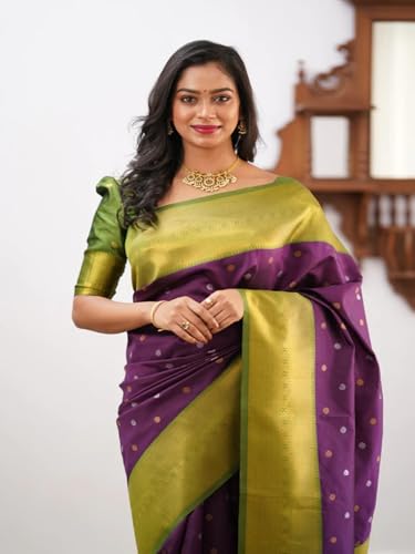 Vasthrlay Banarasi Traditional Unstitched Saree