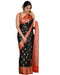 Vasthrlay Black Banarasi Saree