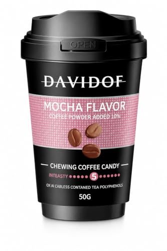 Daviddoff Mocha Flavor Chewing Coffee Candy, 50g