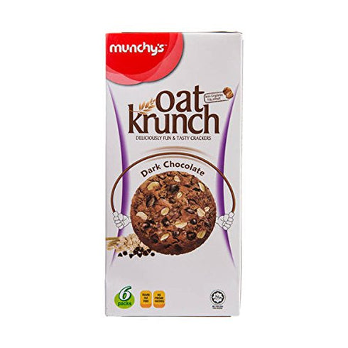 Munchy's Dark Chocolate with Hazelnut Oat Krunch Crackers