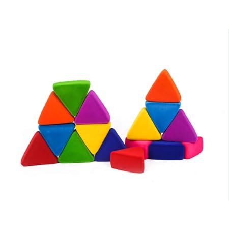 Rubbabu Just Triangles Foam Blocks