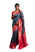 Vasthrlay Banarasi Unstitched Saree