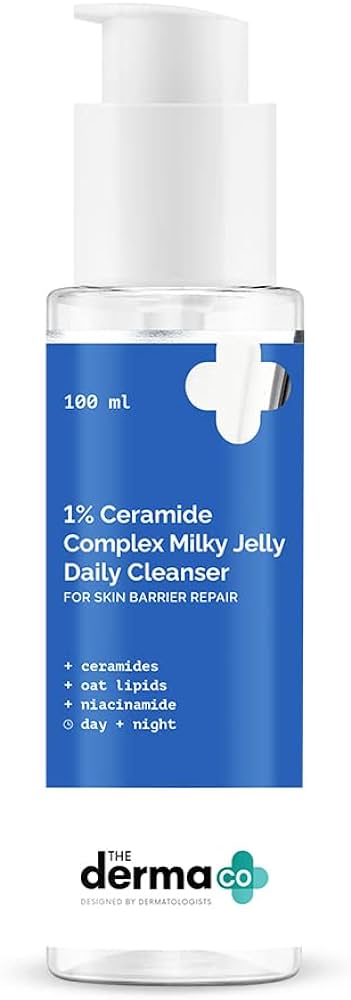 The Derma Co 1% Ceramide Complex Milky Jelly Daily Cleanser
