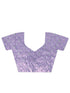 Vasthrlay Lavender Embroidery Unstitched Saree