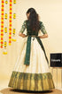Vasthrlay South Indian Unstitched Half Saree For Women