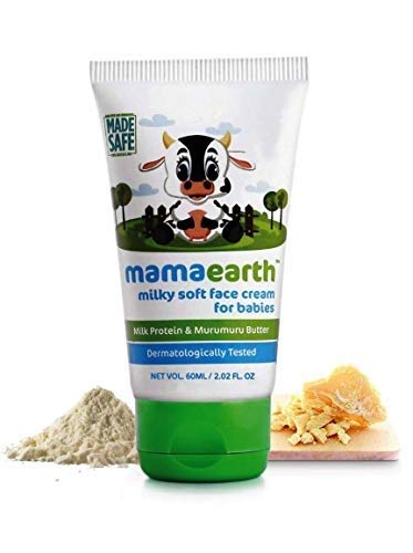 Mamaearth Milky Soft Natural Baby Face Cream and Mamaearth Bathing Bar