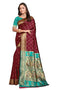 Vasthrlay Kanjivaram Chand Paithani Rama Pink Saree With Blouse Piece
