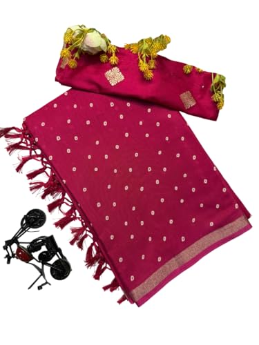 Vasthrlay Tussar Bandhani Weaving