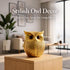 Golden Owl Showpiece for Home Decor | Feng Shui Owl Statue for Wisdom