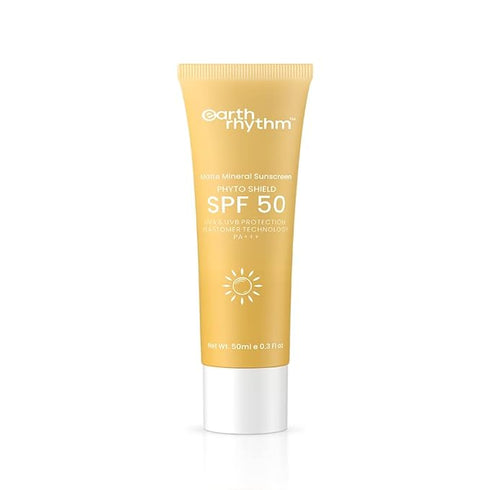 Earth Rhythm Matte Mineral Sunscreen SPF 50 with 9% Zinc Oxide PA+++