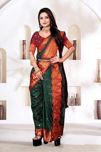 Vasthrlay Paithani Maharashtrian Beutiful Contrast