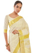 Vasthrlay White Tissue Kasavu Ethnic Designs