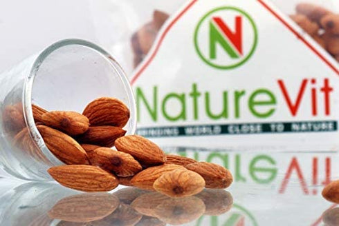 Nature Vit California Almonds | Premium Badam Giri | High Fiber & Immunity Boosting