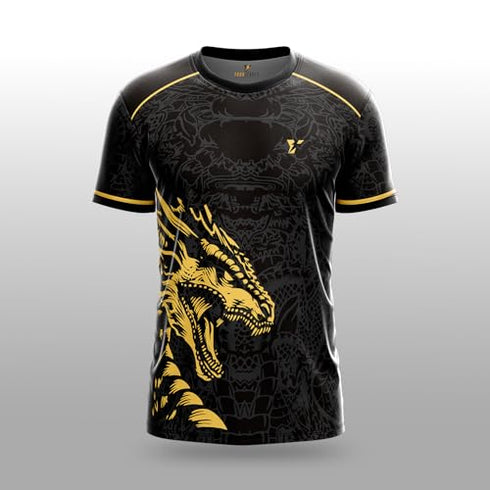 Yourjersey Real Dragon Fury Football Jersey | Custom Name & Number | 3 Colors: Red | Black | Green