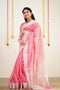 Vasthrlay Present Beautiful Kanjivaram Soft Silk Pink Saree With Blouse