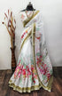 Vasthrlay Banarasi Kanjivaram Wedding Flowerjaal Saree With Blouse Piece