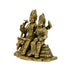 Brass Vishnu Lakshmi on Sheshnag Statue 1234g