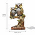 Resin Owl Pair Statue Sitting On Tree Home Decor/Office Table Top Decoration
