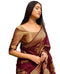 Vasthrlay Maroon Kanjivaram Wedding Saree
