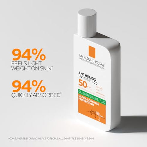 La Roche-Posay Anthelios Uvmune400 Oil Control Invisible Fluid Spf50+ Pa++++ Broad Spectrum
