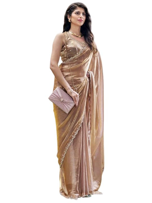 Vasthrlay Chiffon Unstitched Saree