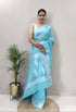 Vasthrlay Banarasi Unstitched Saree