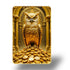 Arkasto Golden Owl Sitting on Coins | Vastu Painting for Wealth & Prosperity