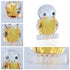 Vastu Art Fengshui Crystal Diamond Cut Owl Figurine for Wisdom & Good Luck | Faceted Glass Owl