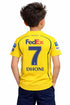 New CSK Jersey 2026 Dhoni 7 Yellow Tshirt For Kids